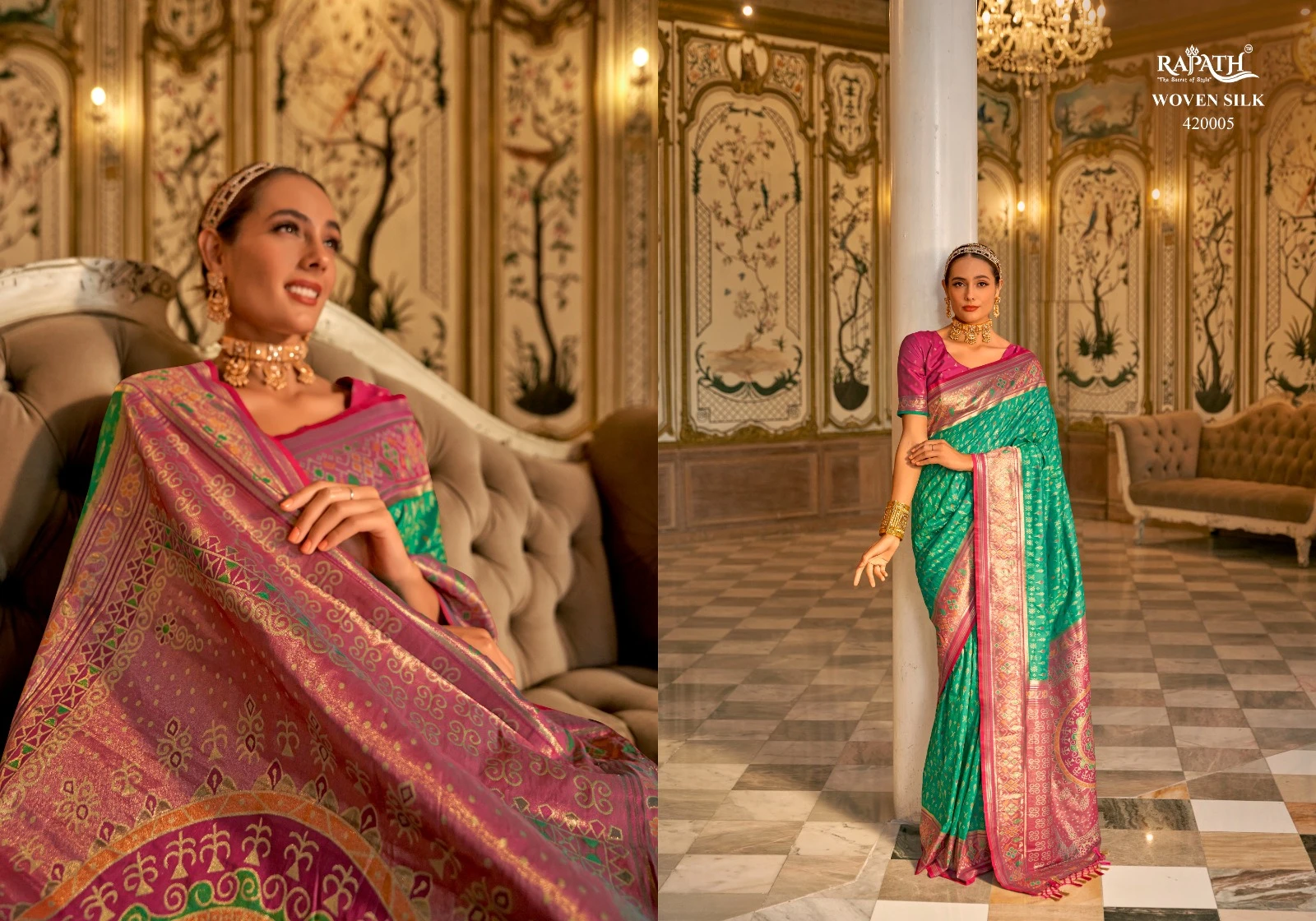 Rajpath Sophia Silk Banarasi Silk Wholesale Fancy Sarees Catalog — Wholesale Sarees, MPA wholesale from Surat — view 5